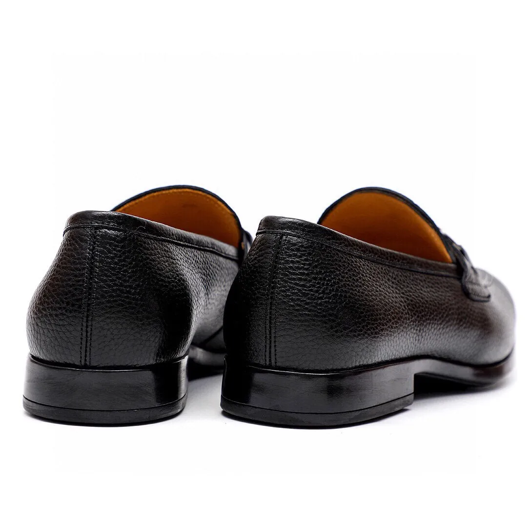 Men's Men's Shoes 💰540 💐[Ferragamo/Ferragamo] New 🐲Ferragamo* Ferragamo classic formal leather shoes! It uses imported first-layer pebbled cowhide leather upper + luxurious hardware buckle, and the inner first-layer comfortable cowhide leather lining! Original rubber outsole! Code number 38-44 (45🉑️customized)